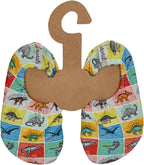 SLIPSTOP Kinder Hausschuhe Badeschuhe SPINOPS Dinos bunt-0