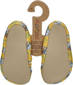 SLIPSTOP Kinder Hausschuhe Badeschuhe TWINS Koala gelb-1