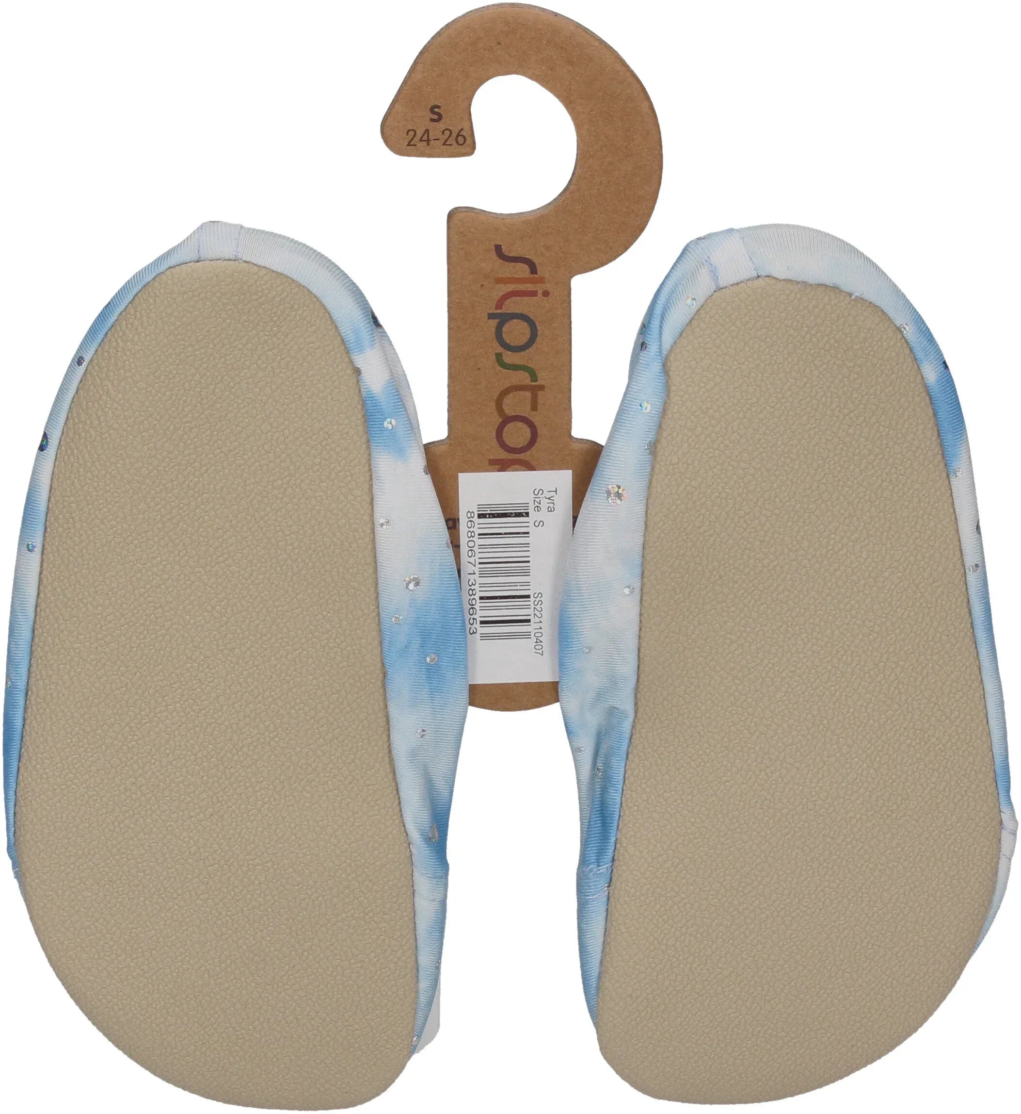 SLIPSTOP Kinder Hausschuhe Badeschuhe TYRA Seestern-1