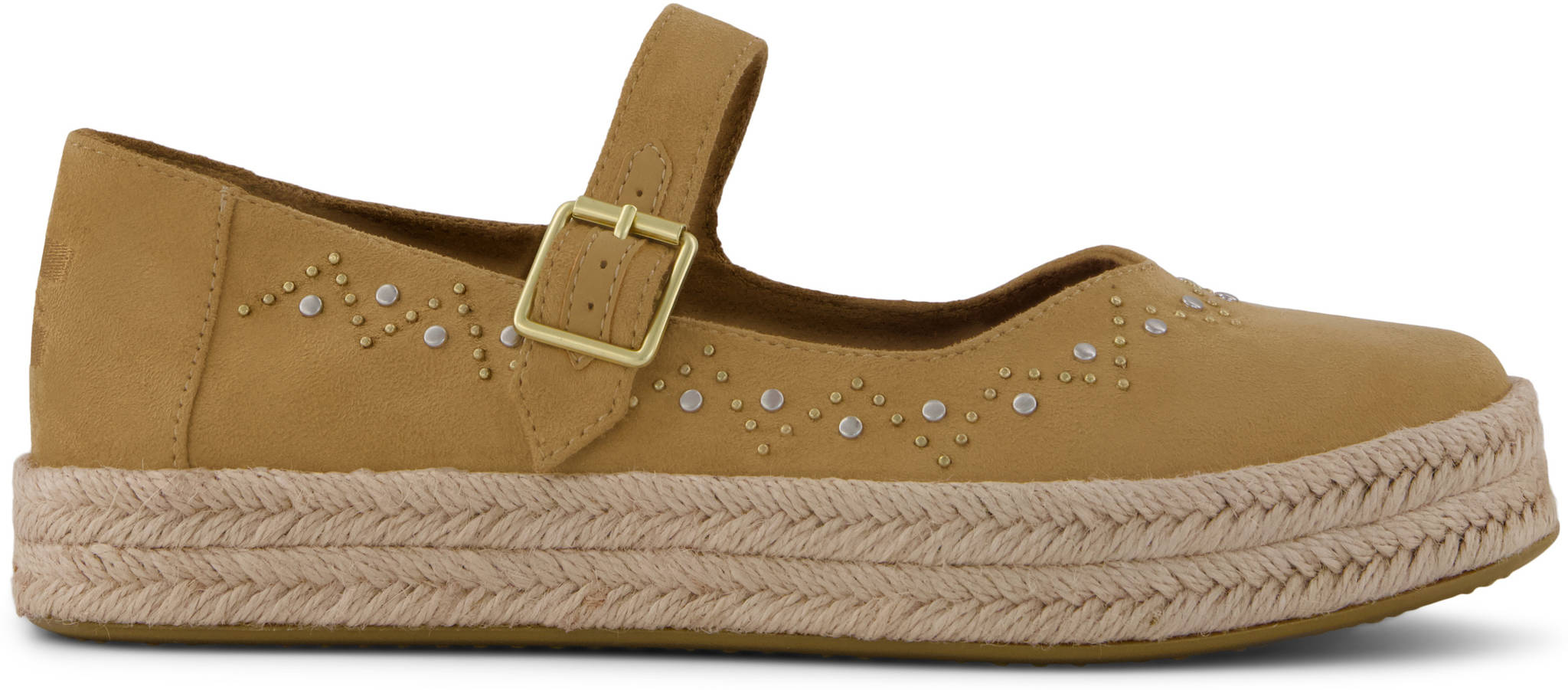 TOMS Damen Espadrilles CAROLINA MARY JANE 10023591 toffee microsuede