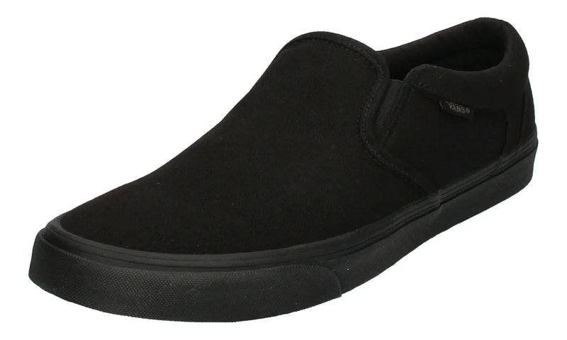 VANS in Übergrößen - SlipOns ASHER - canvas black black-0
