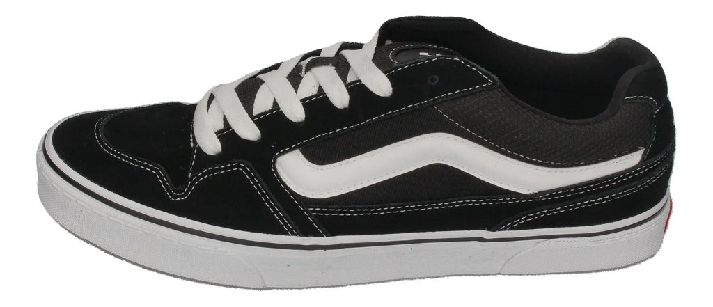 VANS in Übergrößen - CALDRONE Suede Mesh - black white-1