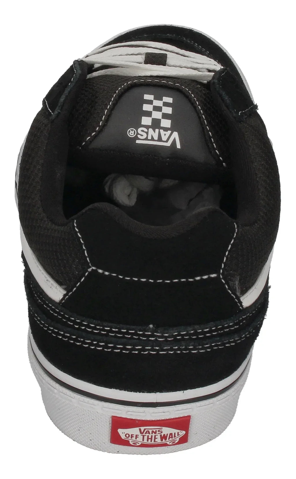 VANS in Übergrößen - CALDRONE Suede Mesh - black white-4