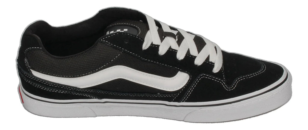 VANS in Übergrößen - CALDRONE Suede Mesh - black white-3