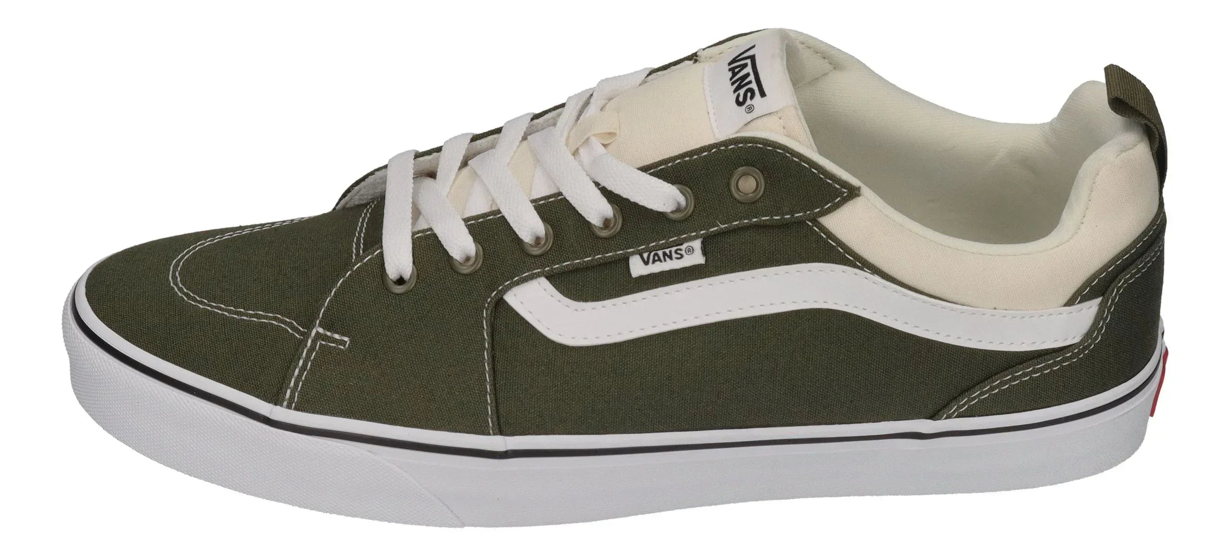 VANS in Übergrößen - FILMORE (Canvas Block) olive white – Sneakers – Bild 2