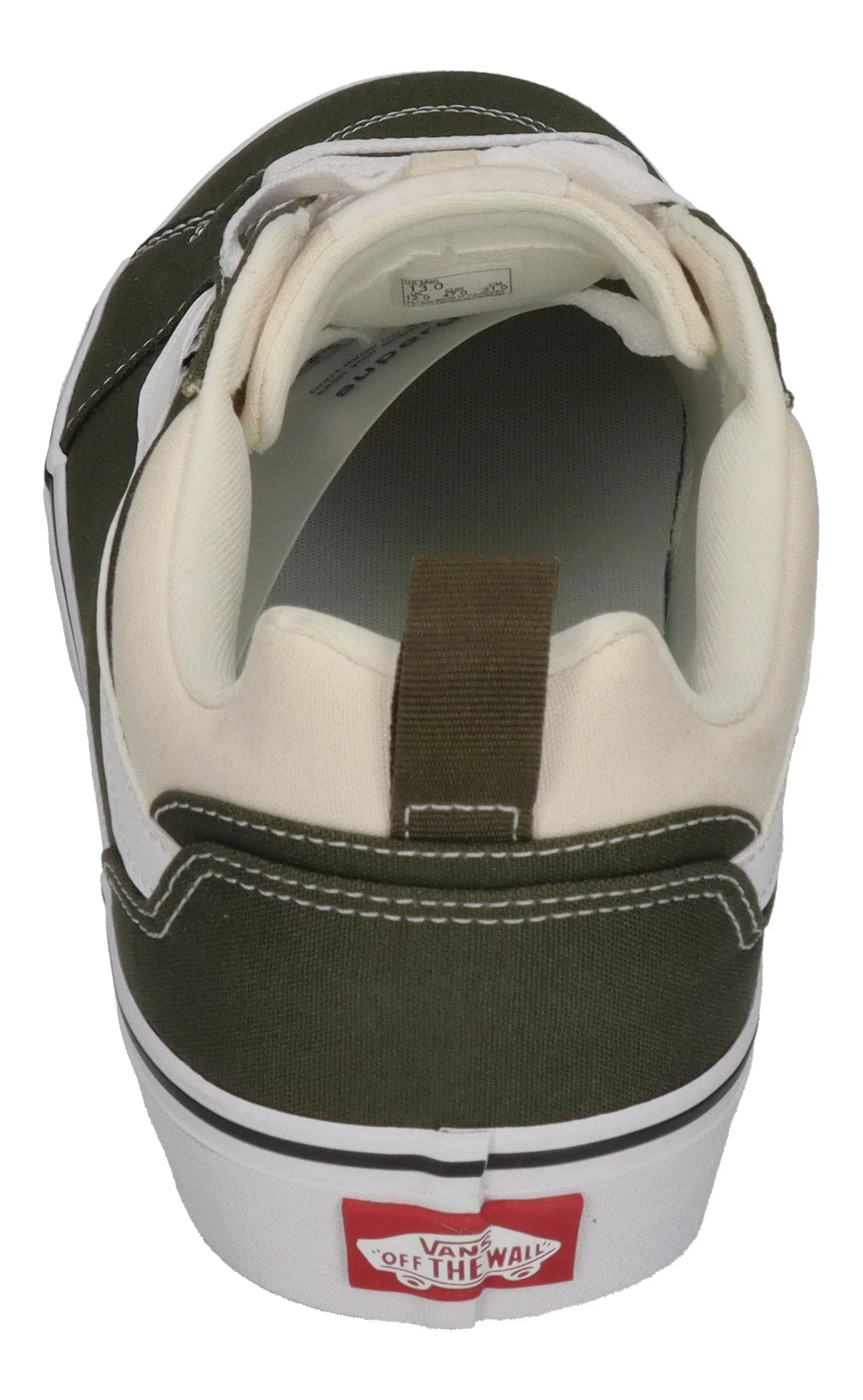 VANS in Übergrößen - FILMORE (Canvas Block) olive white – Sneakers – Bild 5