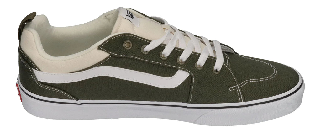 VANS in Übergrößen - FILMORE (Canvas Block) olive white – Sneakers – Bild 4