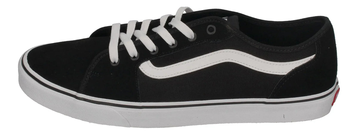 VANS in Übergrößen FILMORE DECON Suede Canvas black white-1