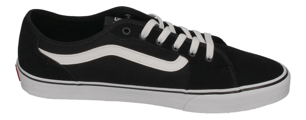 VANS in Übergrößen FILMORE DECON Suede Canvas black white-3