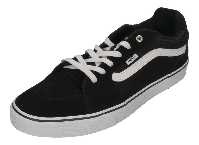 VANS in Übergrößen - FILMORE (Suede Canvas) black white-0