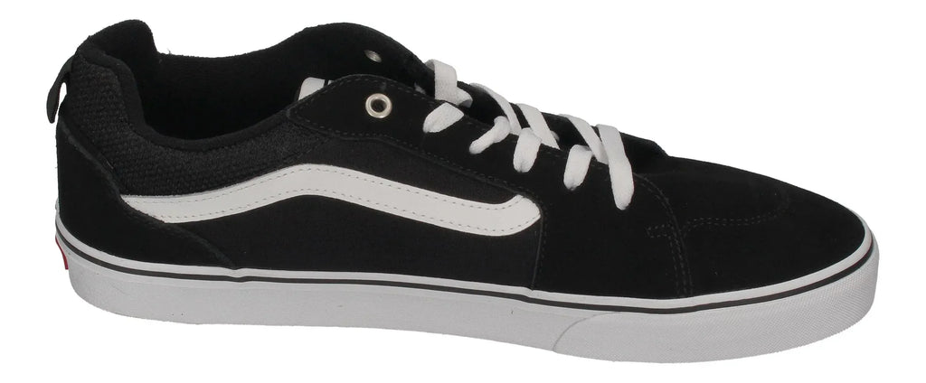 VANS in Übergrößen - FILMORE (Suede Canvas) black white-3