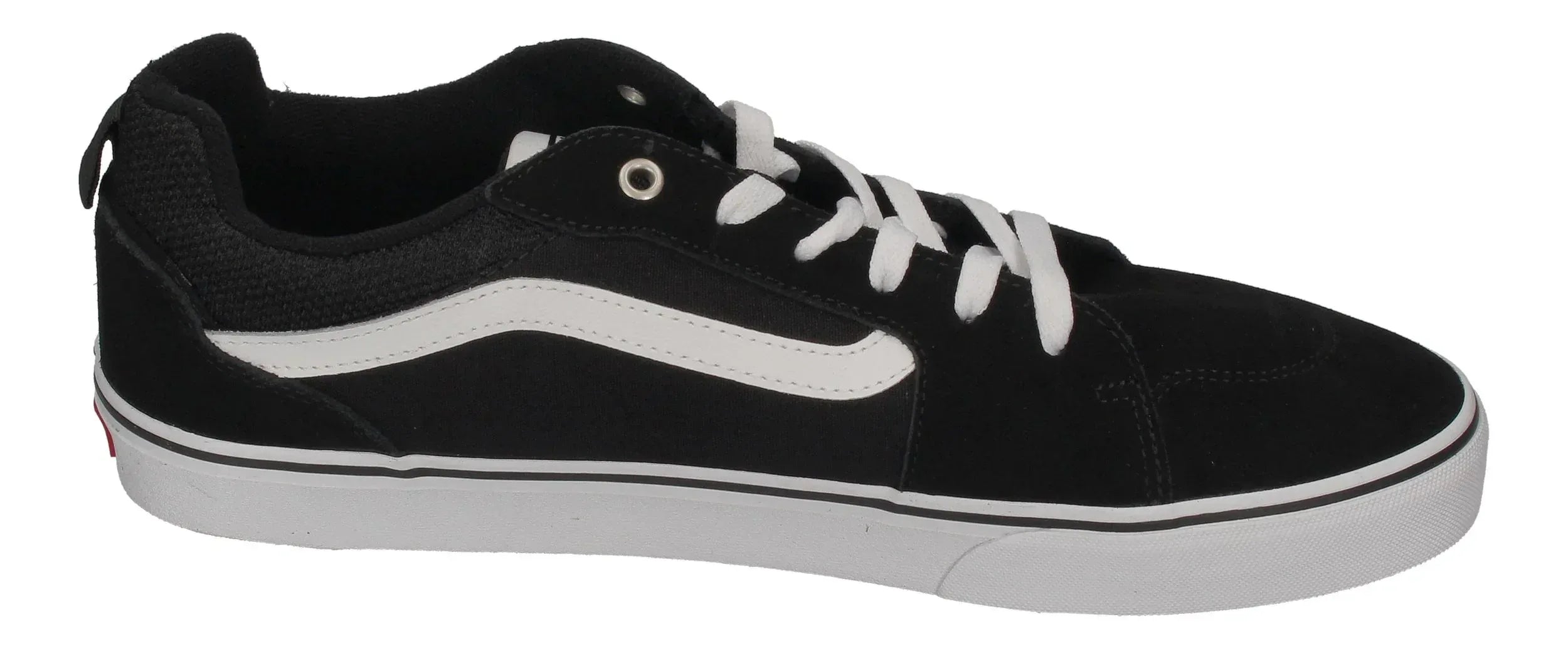 VANS in Übergrößen - FILMORE (Suede Canvas) black white-3