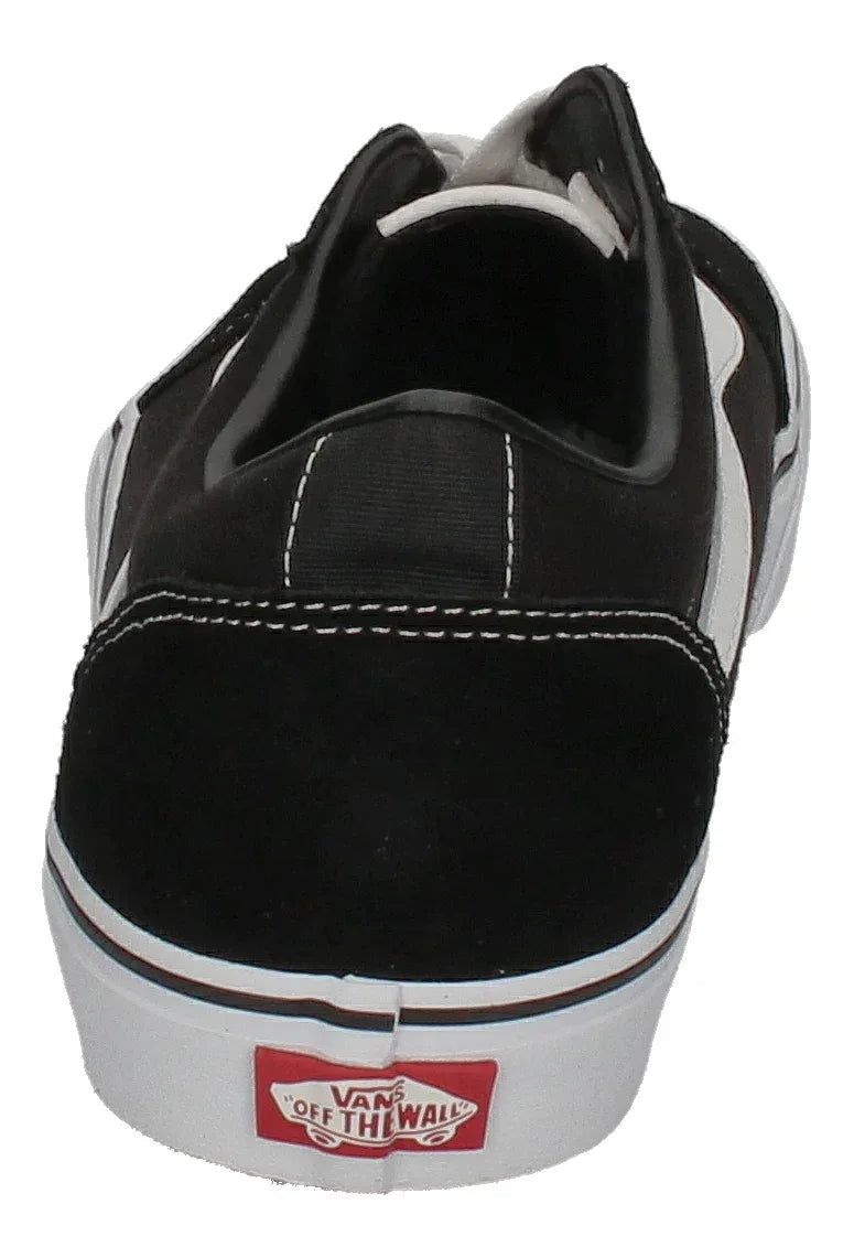 VANS in Übergrößen - WARD (Suede Canvas) black white-4