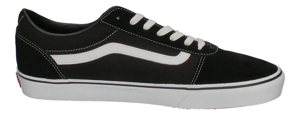 VANS in Übergrößen - WARD (Suede Canvas) black white-3