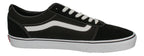 VANS in Übergrößen - WARD (Suede Canvas) black white-3