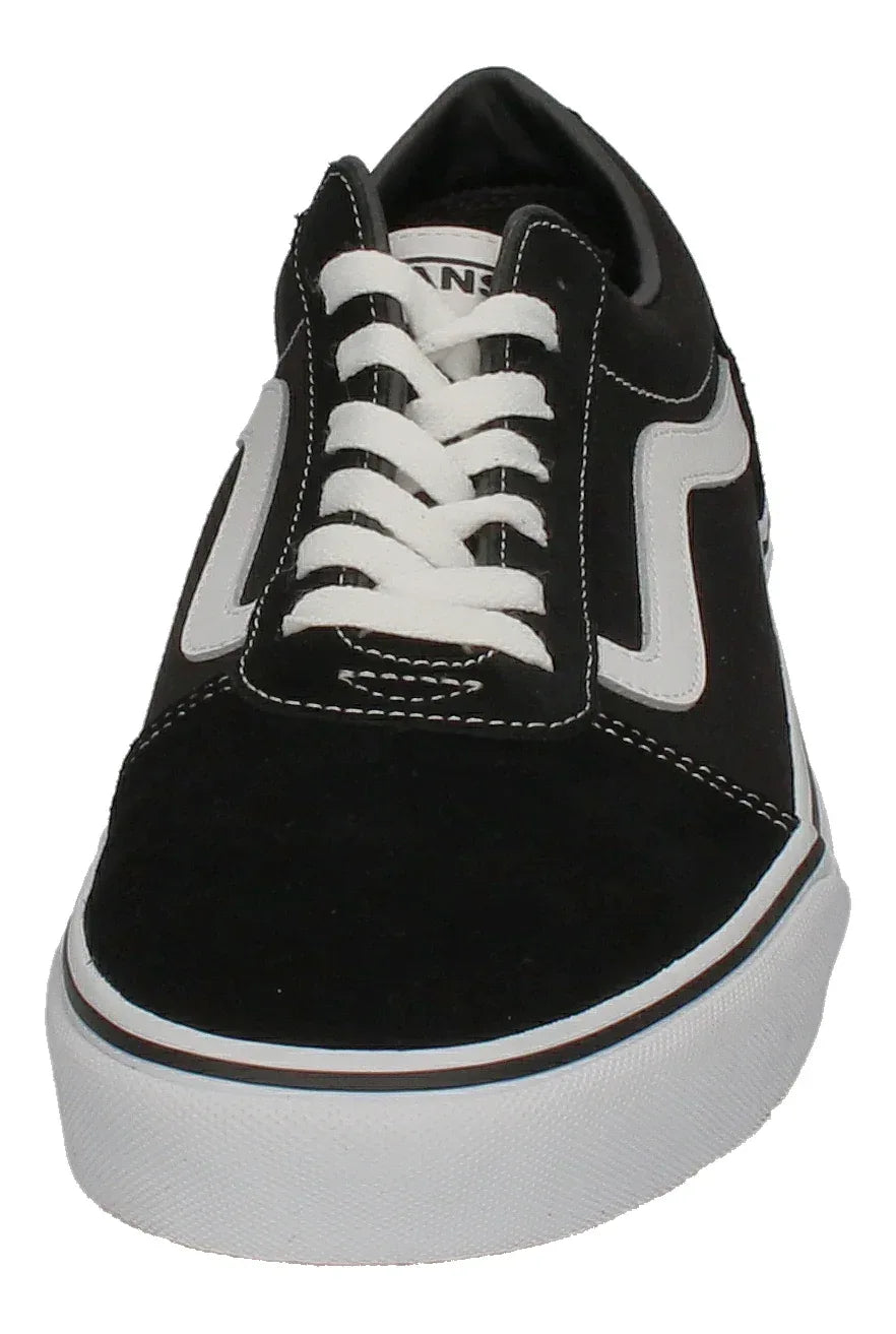 VANS in Übergrößen - WARD (Suede Canvas) black white-2