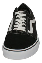 VANS in Übergrößen - WARD (Suede Canvas) black white-2