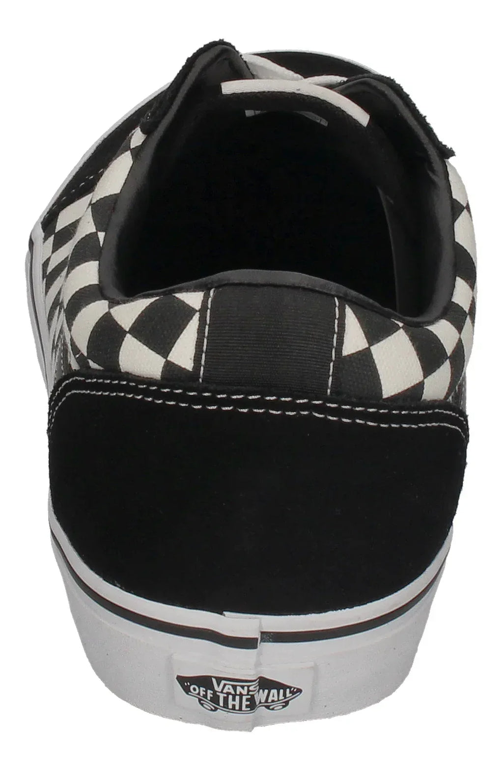 VANS in Übergrößen - WARD (Checkered) black white-4