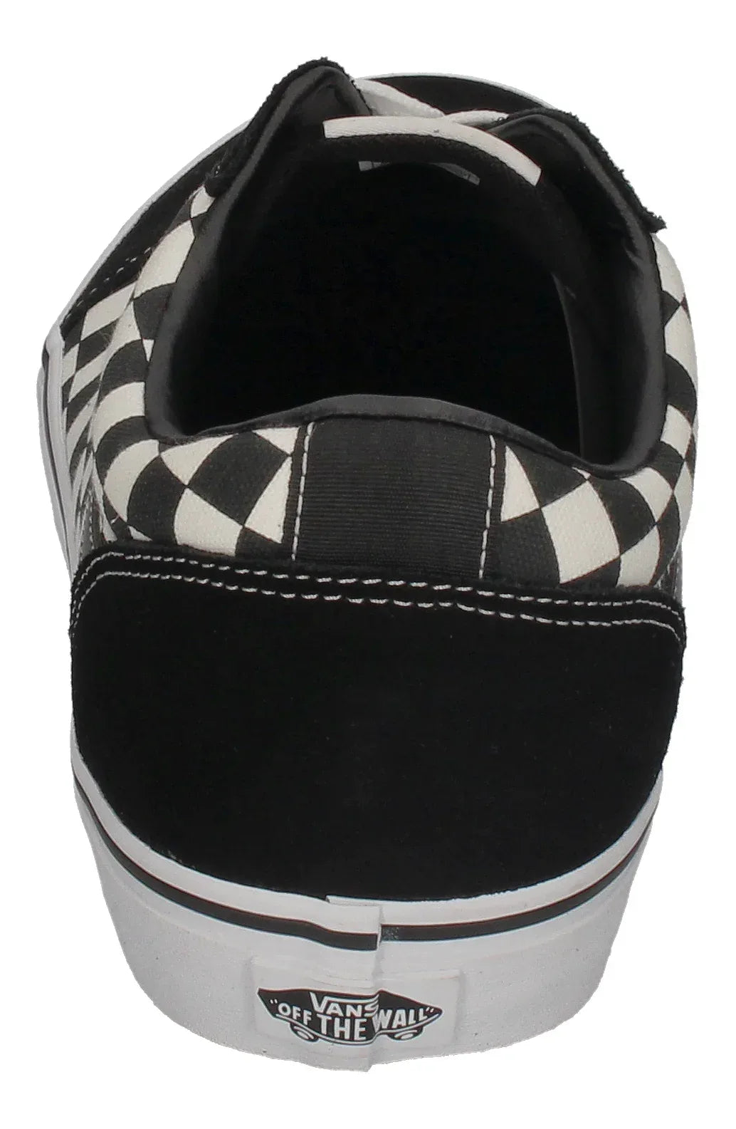 VANS in Übergrößen - WARD (Checkered) black white-4