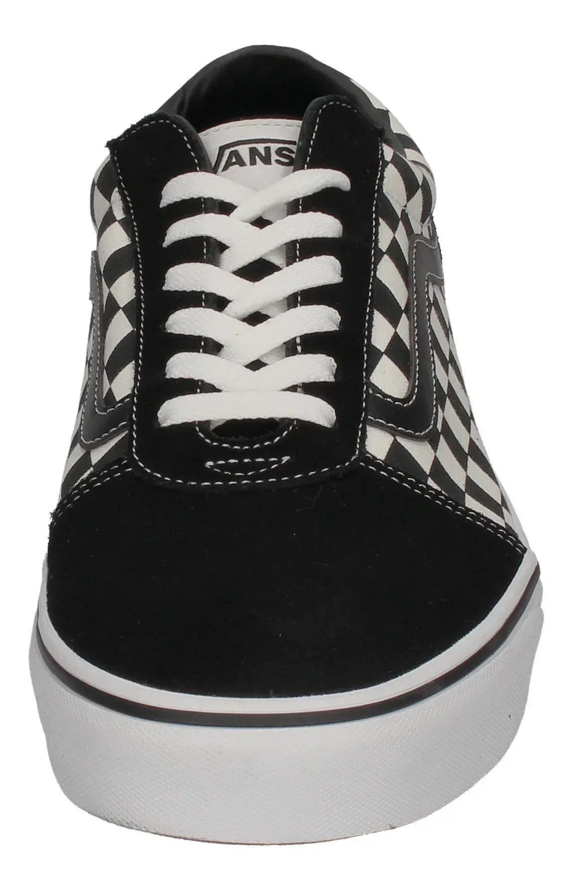 VANS in Übergrößen - WARD (Checkered) black white-2
