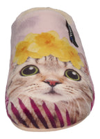 VERBENAS Damen Hausschuhe - YORK ANIMAL PELO - Gato