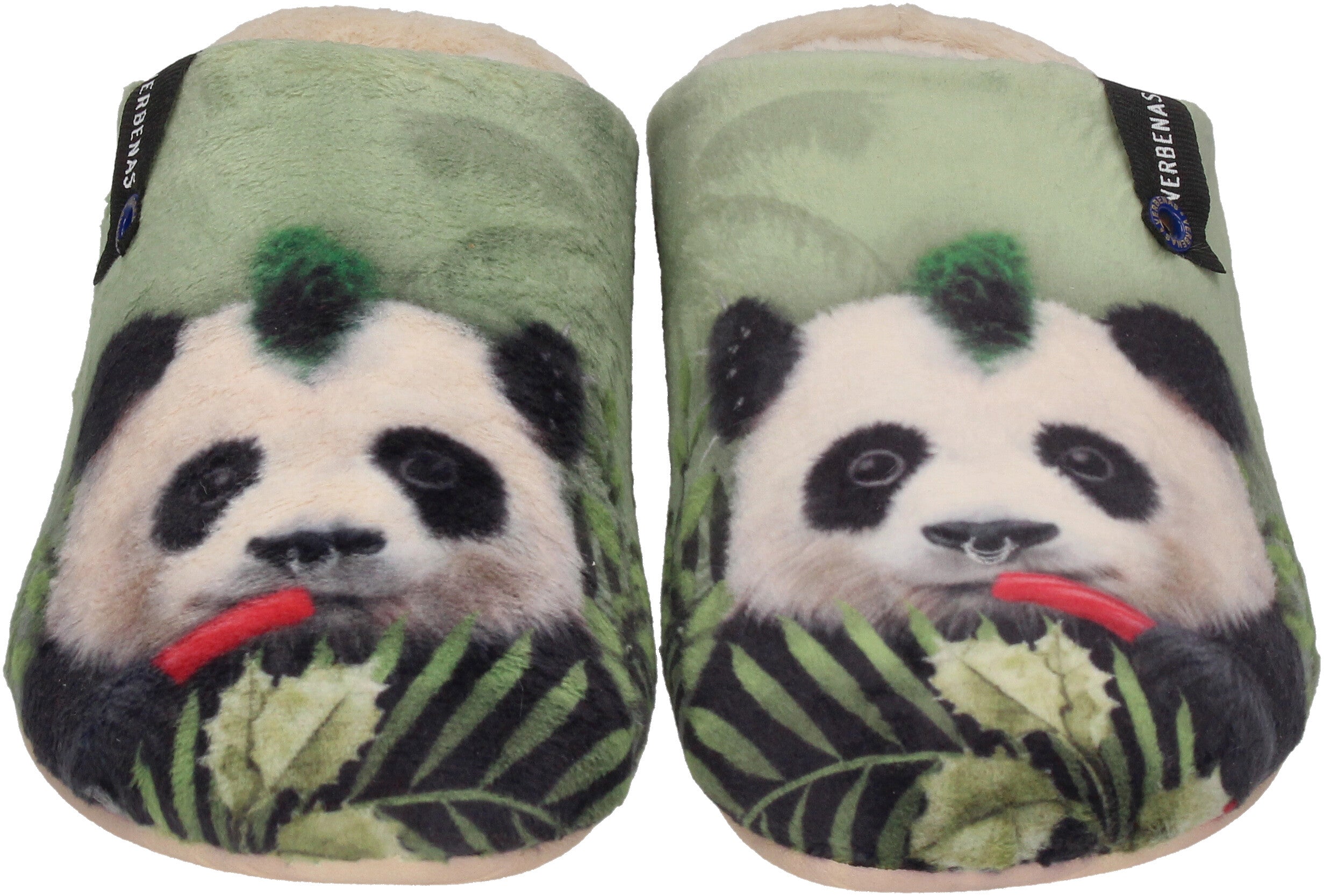 VERBENAS Damen Hausschuhe - YORK ANIMAL PELO Punk Panda