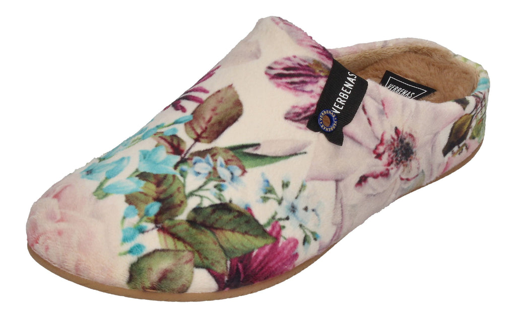 VERBENAS Damen Hausschuhe - YORK FLOWERS - antique