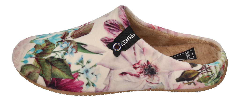 VERBENAS Damen Hausschuhe - YORK FLOWERS - antique