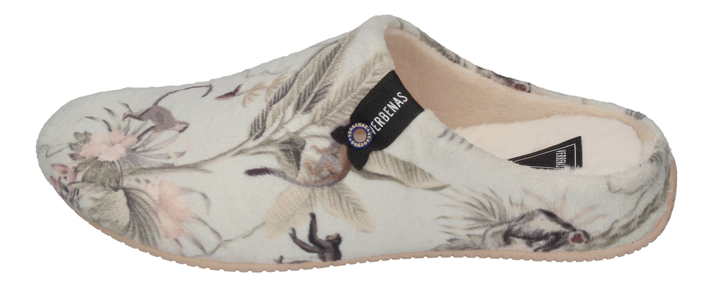 VERBENAS Damen Hausschuhe - YORK JUNGLE MONKIES - celeste