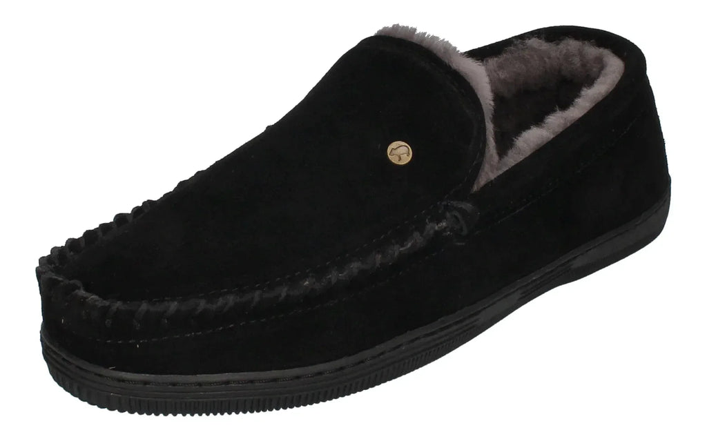 Warmbat - Grizzly Suede GRZ4410-99 - Herren - Hausschuh | Nur bei shoedealo.shop, deinem Onlineshop für Schuhe mit Stil.