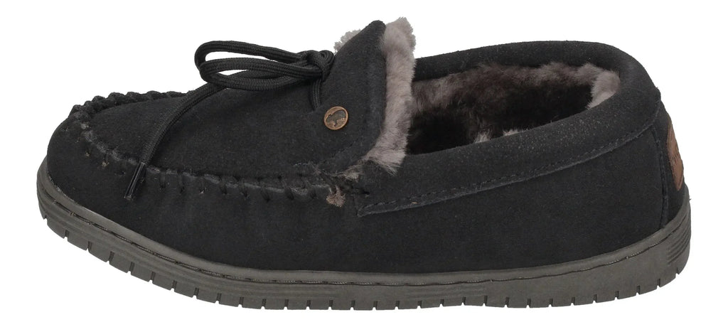 WARMBAT Damenschuhe Hausschuhe KOALA SUEDE - charcoal