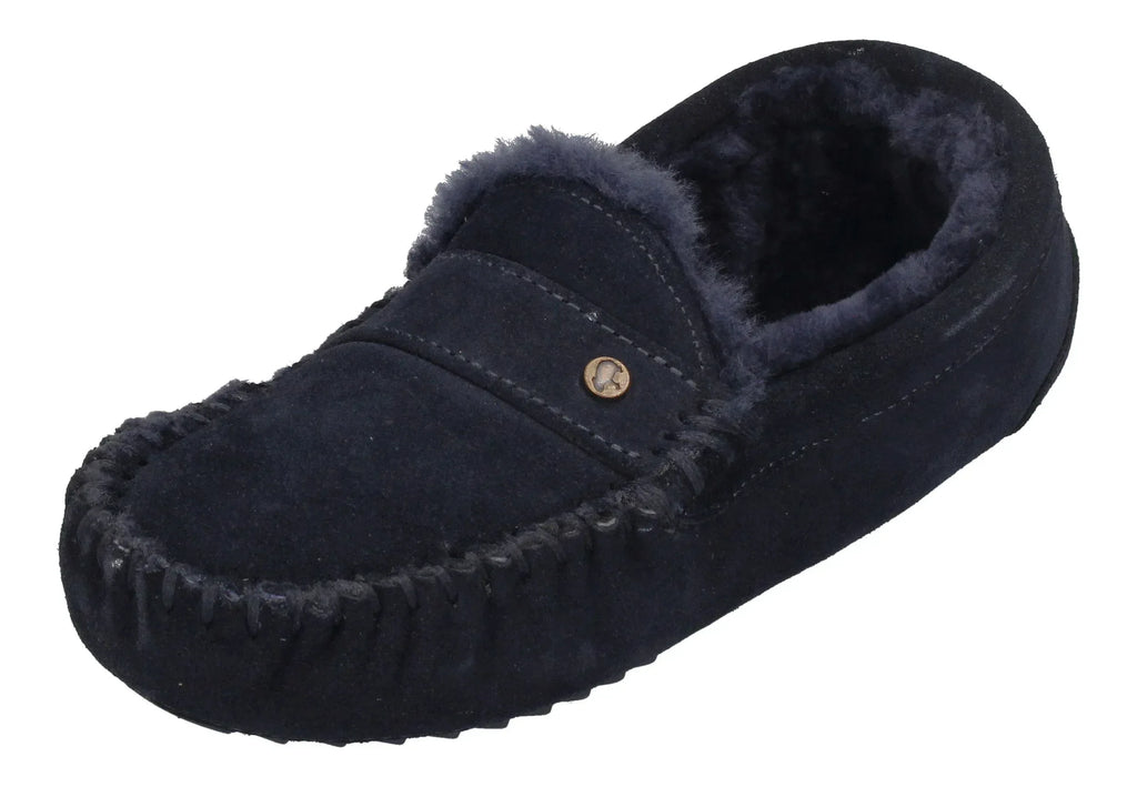 Warmbat - Nowra Suede NWR3410-45 - Damen - Hausschuh | Nur bei shoedealo.shop, deinem Onlineshop für Schuhe mit Stil.
