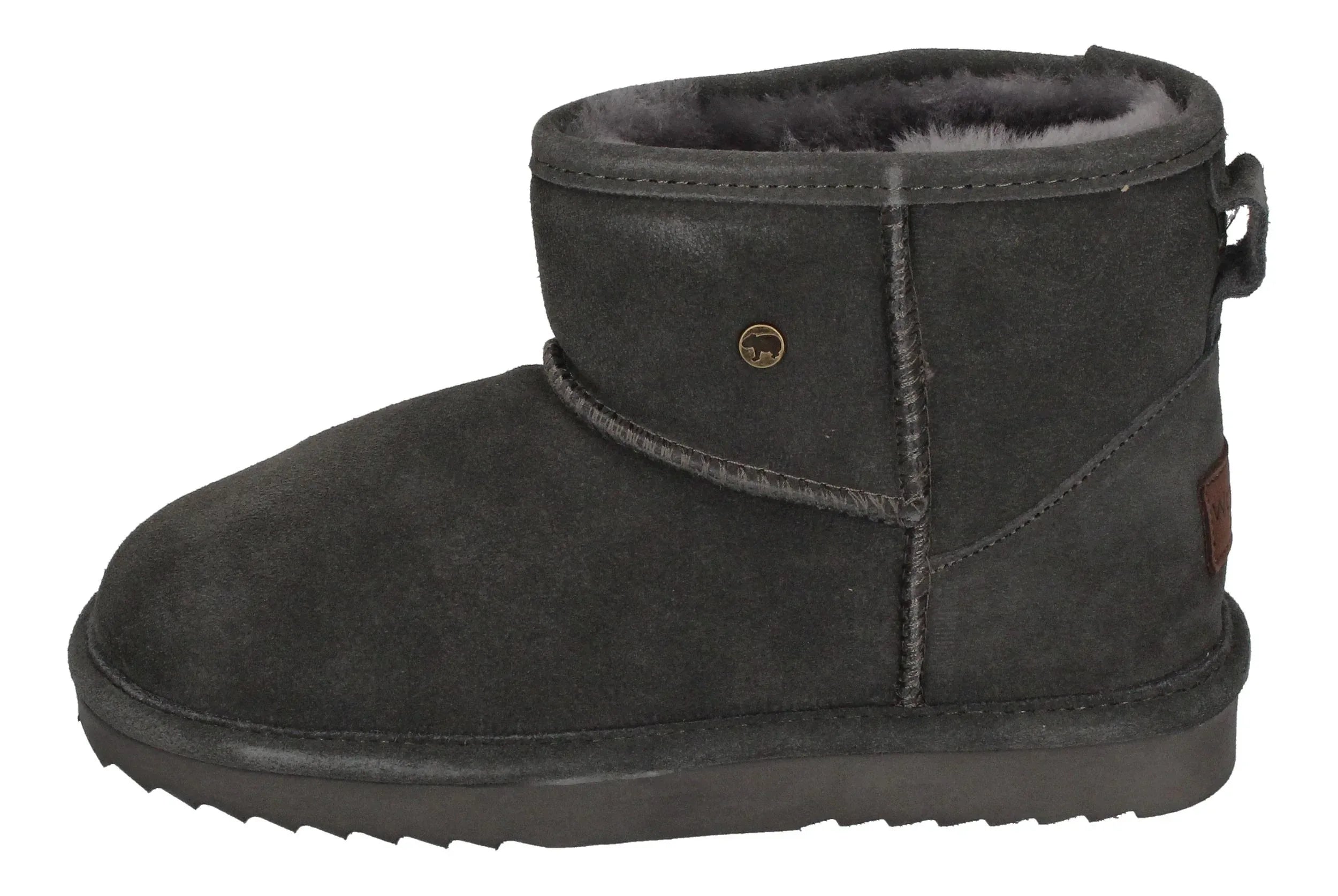 WARMBAT Damenschuhe Schaffell Booties WALLABY - dk grey-1