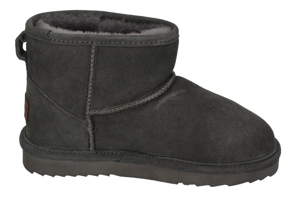 WARMBAT Damenschuhe Schaffell Booties WALLABY - dk grey-3