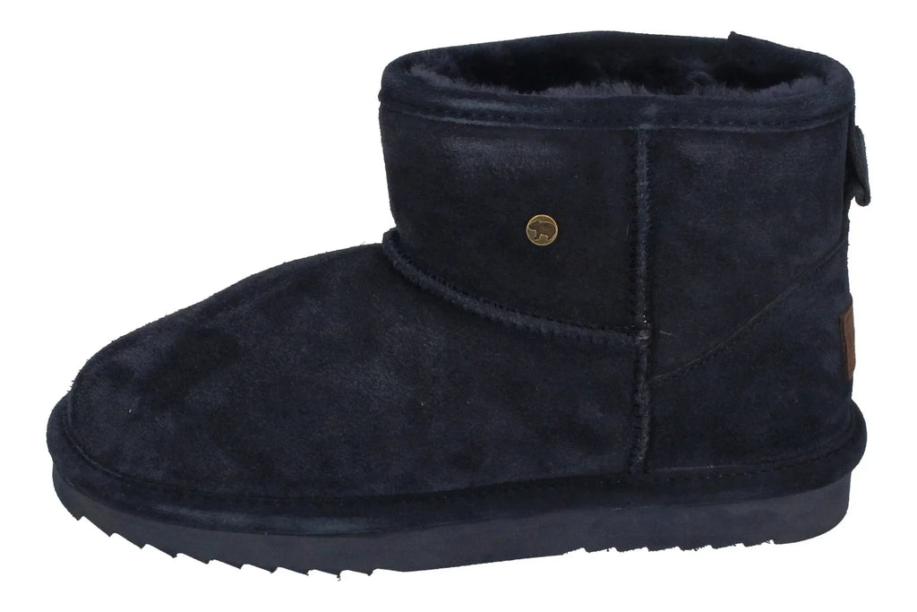 WARMBAT Damenschuhe Schaffell Booties WALLABY - dk navy-1